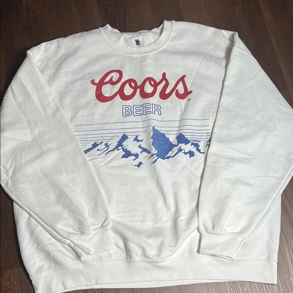 Junk Food Clothing Vintage Coors Graphic Crewneck Unisex - Picture 1 of 1